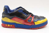 Louis Vuitton Multicolor Patent Leather Trainer Sneakers Size 6.5 Eb0226wxzsa