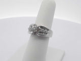 1.27ctw Diamond 14k White Gold 7.9 Grams Ring Size 7 Sd0625lozxsa