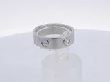 18k White Gold 6.5 Grams Wedding Band Size 7.5 Aa0825wzxsa