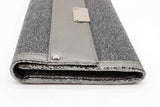 Jimmy Choo Metallic Silver Glitter Reese Clutch Eb0726crde