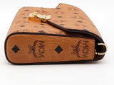 Mcm Millie Visetos Crossbody Bag Beige Aa0926lrzsa