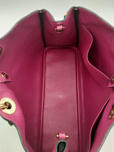 Christian Dior Black Leather Diorissimo Tote Bag Eb0325olrxsa