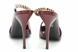 Gucci Signoria Burgundy Patent Leather Slingback Pumps Size 40 Eb0926oxzsa