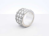 Chrome Hearts Pete Punk Triple Stack Ring In Silver 32.5g Size 10.5 Fw0426rxzdu