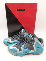 Nike Lebron 11 Gamma Blue Sneakers Size 12 Us Sd0126prde