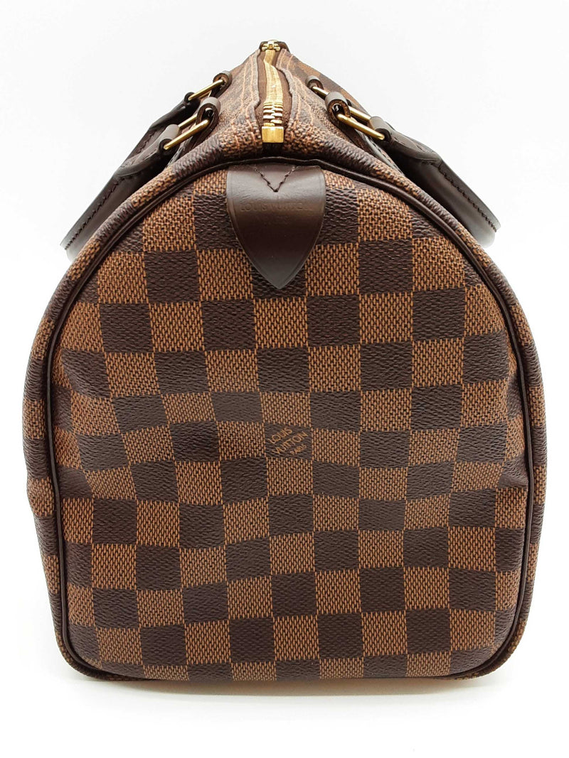 Louis Vuitton 30 Speedy Brown Damier Ebene Handbag Do0525ixzde