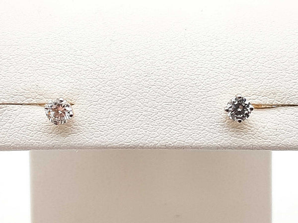 0.25 Cttw Lab Grown Diamonds 14k Yellow Gold 0.6g Stud Earrings Do0325sxde