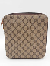 Gucci Tan Gg Supreme Coated Canvas Medium Packing Cube Do0325iorde