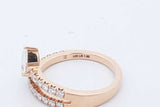 1.0cttw Lab Grown Diamond Ring In 14k Yellow Gold 3.76 Grams Size 7 Eb0726ccrde