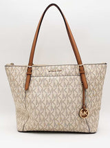 Michael Kors Ciara Vanilla Large Tote White Aa0926wrsa