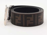 Fendi Logo Reversible Belt Brown Size 42 Aa0526lzxsa