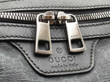 Gucci Medium Day Backpack In Grey & Black Gg Supreme Coated Canvas Fw0226rzxdu
