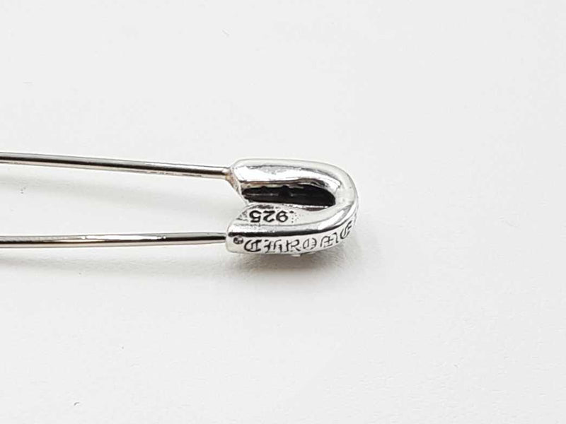 Chrome Hearts Large Safety Pin In Sterling Silver Fw1025pxzdu