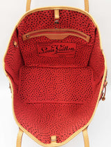 Louis Vuitton X Yayoi Kusama Limited Edition Neverfull Mm In Rouge Monogram Waves Coated Canvas Fw0726irxdu