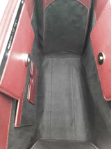 Alexander Mcqueen The Tall Story Red Degrade Croc Embossed Tote Bag Eb0726exzsa