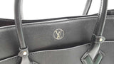 Louis Vuitton On My Side Mm Black Leather Tote Bag Fw0525lczxdu