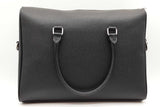 Yves Saint Laurent Black Leather Duffle Breifcase Eb0526ixzde