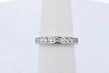 2.5cttw Diamond Eternity Band In Platinum 4 Grams Size 5.5 Eb0826rxzde