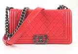 Chanel Caviar Quilted Medium Patent Leather Hs0223orxzsa