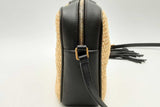 Yves Saint Laurent Woven Raffia Lou Camera Bag Eb0125prxsa