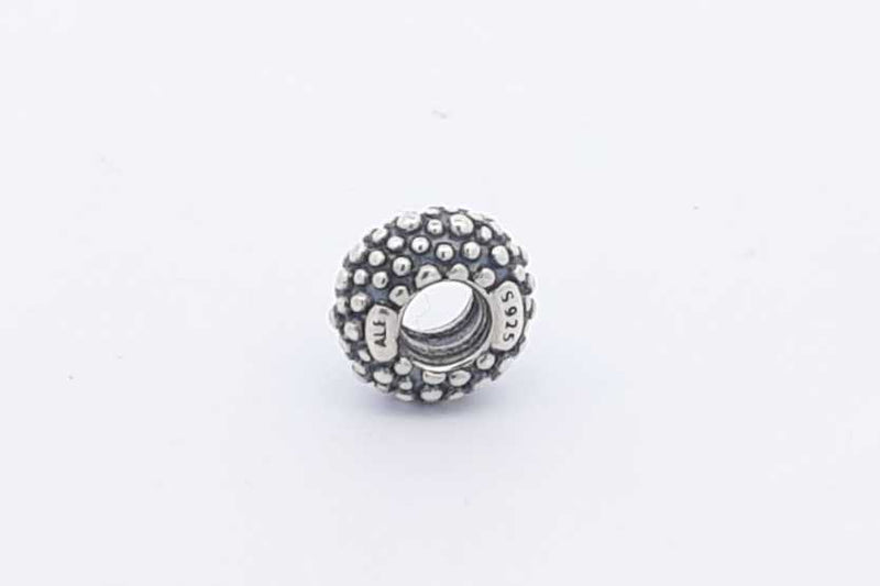 Pandora 925 Sterling Silver Beaded Beauty Spacer Bead Charm 2.3 Grams Eb1124lrsa