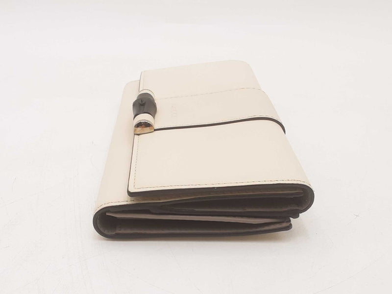 Gucci Beige Leather Bamboo Wallet Sd0725lzxsa