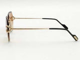 Cartier Ct0466s 004 Gold Sunglasses With Case Aa1026pzxsa