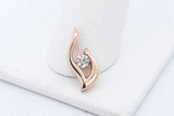 0.18ctw Diamond Pendant In 10k Yellow Gold 1.8 Grams Eb0626loxde