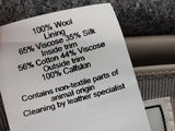Hermes Gray Wool Leather Cap Size 56 Do0926oxzde