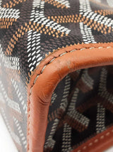 Goyard Jouvence Gm Gold Goyardine Coated Canvas Toiletry Pouch Fw0926ezxdu
