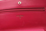 Chanel Hot Pink Quilted Velvet Wallet On Chain Eb0726lxxzsa