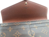 Louis Vuitton Sarah Brown Monogram Coated Canvas Wallet Do0926orxde