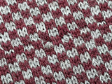 Louis Vuitton Signature Logo Red Gray Wool Scarf Do1025lrxde