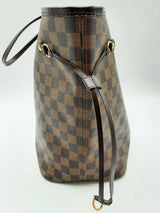 Louis Vuitton Neverfull Brown Damier Ebene Coated Canvas Tote Bag Do1224wrzde