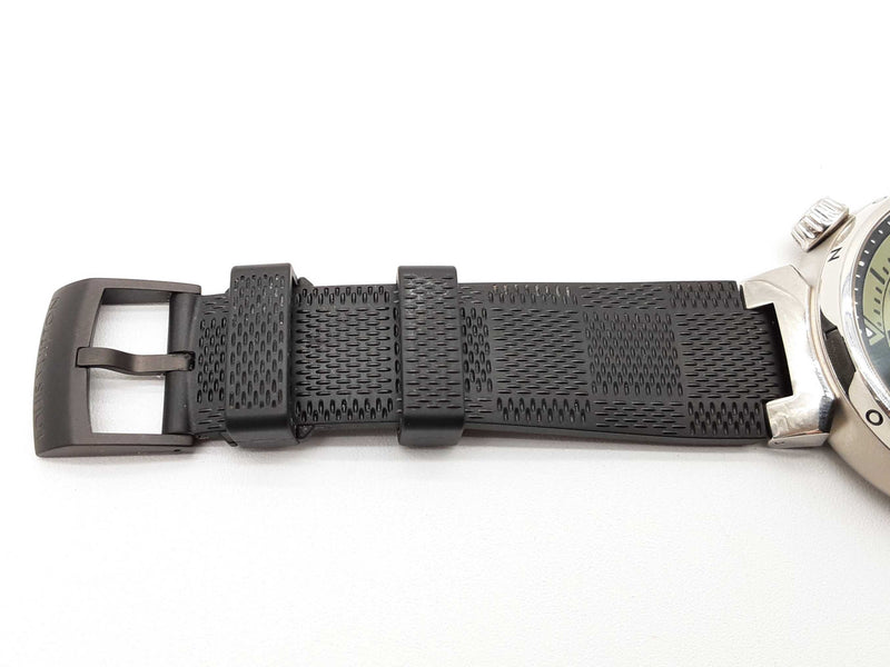 Louis Vuitton Qa173 44 Tambour Street Driver Green Steel Watch Do0425wwxzde