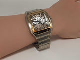 Cartier Santos Skeleton 40mm Large Stainless Steel Manual Watch Fw0426ozxzxdu