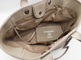 Chanel Deauville Beige Canvas Tote Bag Fw1024lexzsa