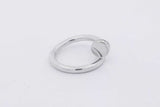 Cartier Juste Un Clou 18k White Gold Ring Size 54 8.1 Grams Eb0326oxxzsa