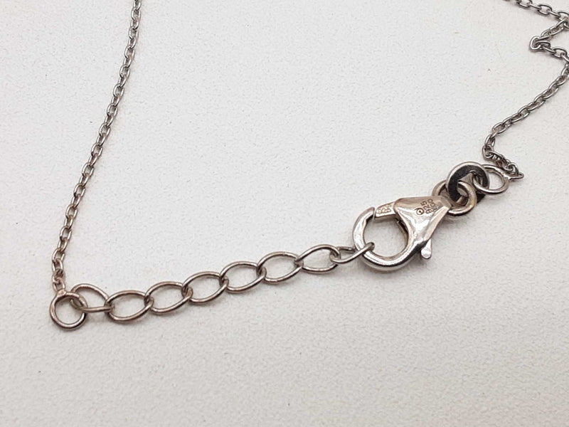 1.17 Cttw Diamonds 0.925 Silver 3.8g Drop Pendant Chain 19 In Do0525erde