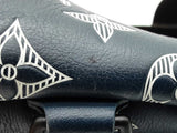 Louis Vuitton Duo Navy Blue Monogram Shadow Leather Slingbag Do0825loxzde