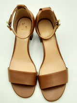 Michael Kors Lena Leather Sandals Size 9.5 M Eb0524lxsa