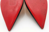 Christian Louboutin Apostrophy Black Leather Pumps Size 42 Eb0526lxzsa