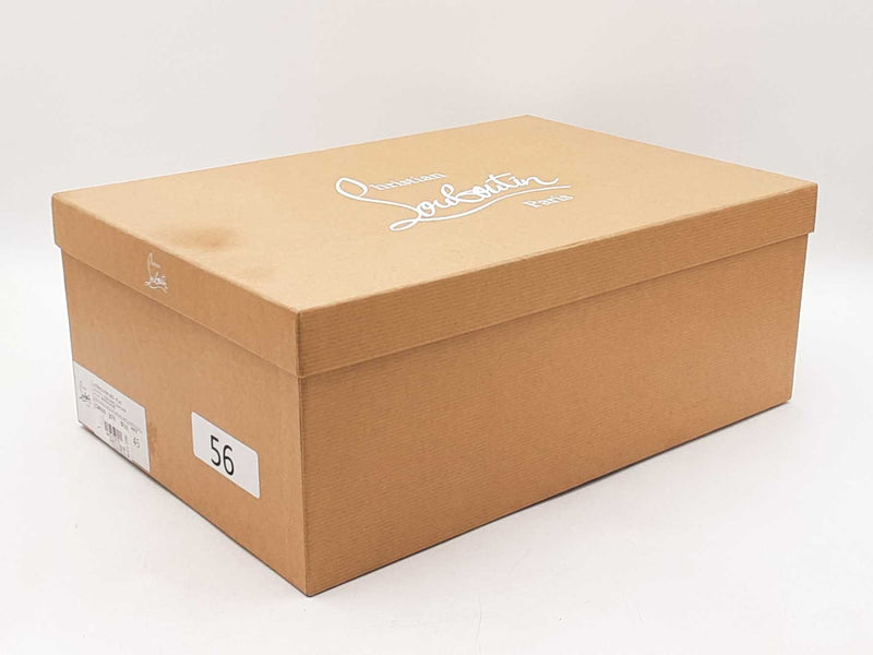 Christian Louboutin Astroloubi White Leather Sneakers Size Eu 45 Fw026467lrxdu