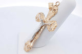 14k Yellow Gold Crucifix Pendant 7.3 Grams Eb0924orxsa