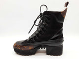 Louis Vuitton Laureate Desert Black Leather Boot Size Eu 40 Do1124wxzde