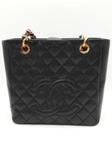Chanel Quilted Caviar Shopping Tote Bag Eb0926lxxzde