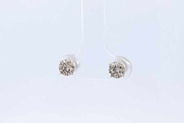 Approx. 1.2ctw Diamond Screw Back Stud Earrings In 14k White Gold Eb0423icrsa