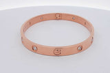 Cartier 18k Rose Gold Diamond Love Bracelet 32.01 Grams Size 18 Eb0726exxzsa