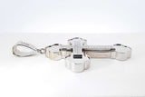 3.20 Cttw Diamond & 14k White Gold Orthodox Cross Pendant 88.5 Gram Fw0726ixzxdu