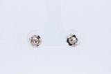 0.80ctw Lab Grown Round Diamond Stud Earrings In 14k White Gold 0.8g Eb1024wxzdu